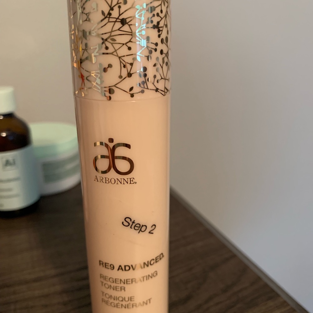 Arbonne toner, 3 spritz missing from bottle